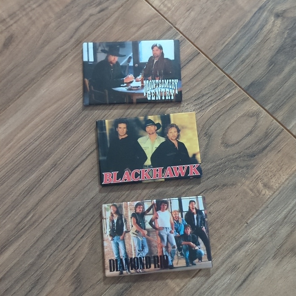 Vintage Country Band Magnets. Vintage Magnets. Old School Country Music.